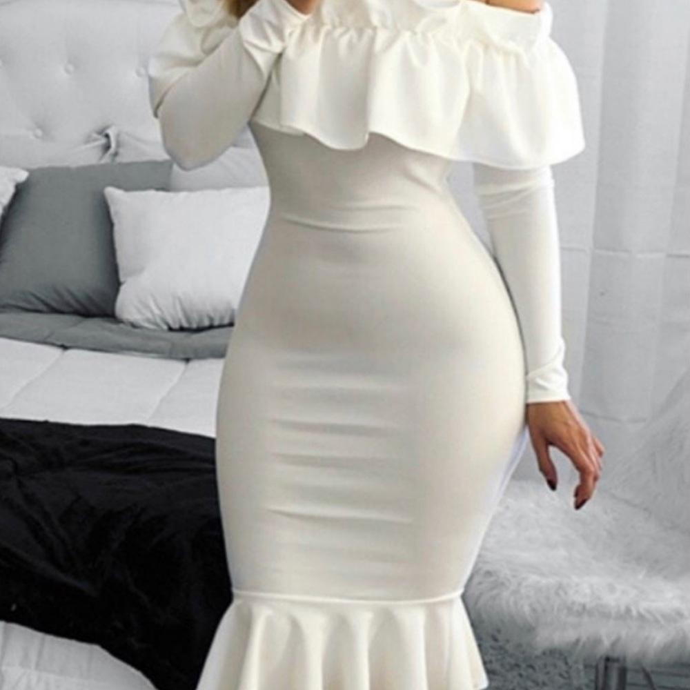 Sexy mermaid body con dress